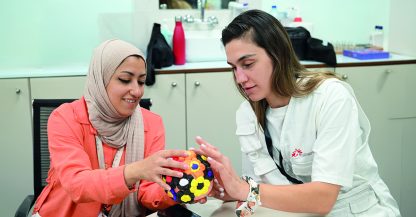 Un'immagine dell'ospedale di Amman sostenuto da #CoopforGaza
